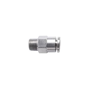 Metal Pu Fitting Straight 6mm X 1/8' M